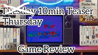 Tuesday/Thursday 10min Teaser Ep169 - Psycho Fox #mastersystem #gaming #retrogaming