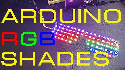 Arduino Controlled RGB Glasses