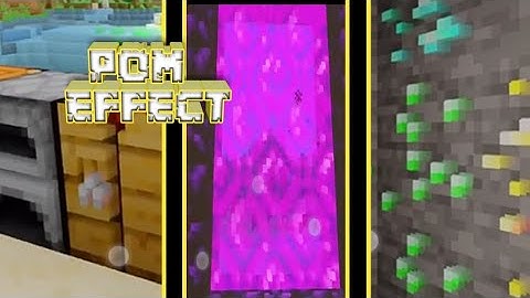 Minecraft Bedrock | POM EFFECT | Shader