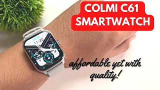 COLMI C61 SMARTWATCH | UNBOXING AND INITIAL REVIEW | ENGLISH