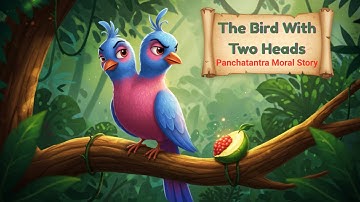 The Bird With Two Heads Moral Story | Panchatantra Story in English | Cartoon Moral Story #cartoon