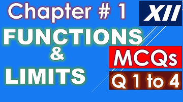 Class XII, FUNCTIONS AND LIMITS, CHAPTER 1 MCQs  Board exam