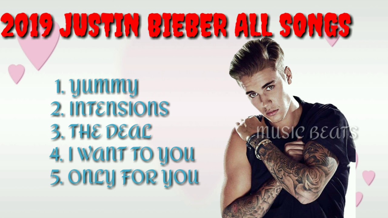 justin bieber tour song list