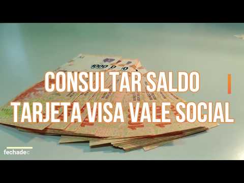 Consultar Saldo Visa Vale Social del Plan mas Vida (Tarjeta Verde)