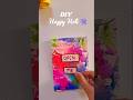 DIY Holi Craft #shorts #holi #holidiy #handmadeholi