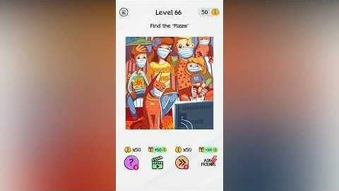 Braindom Level 66 Find the "Pizza"
