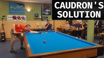 How Fred Caudron choose the solution? | 3 Cushion Billiard Profi Choice