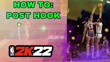 Post Hook Tutorial! NBA 2K22