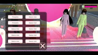 Sakura school simulator DANCE Boombayah ( Black pink )