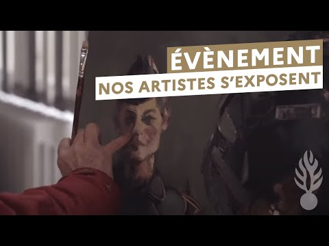 Saviez-vous qu'il existait des peintres des armées spécialisés Gendarmerie ?
