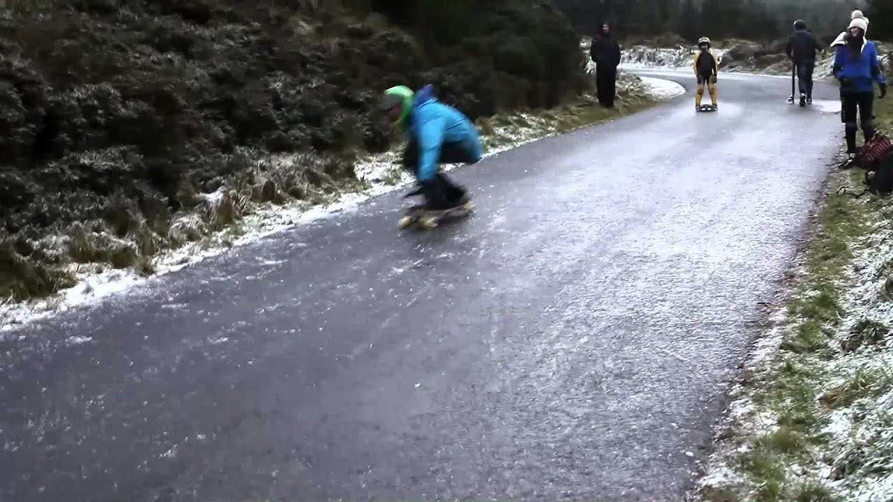 Crazy iceskating in Dublin / Louco de patinação no gelo em Dublin