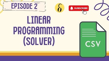 (Excel Technique ep.2) Using Excel to Solve Linear Programming Problems !? | Solver