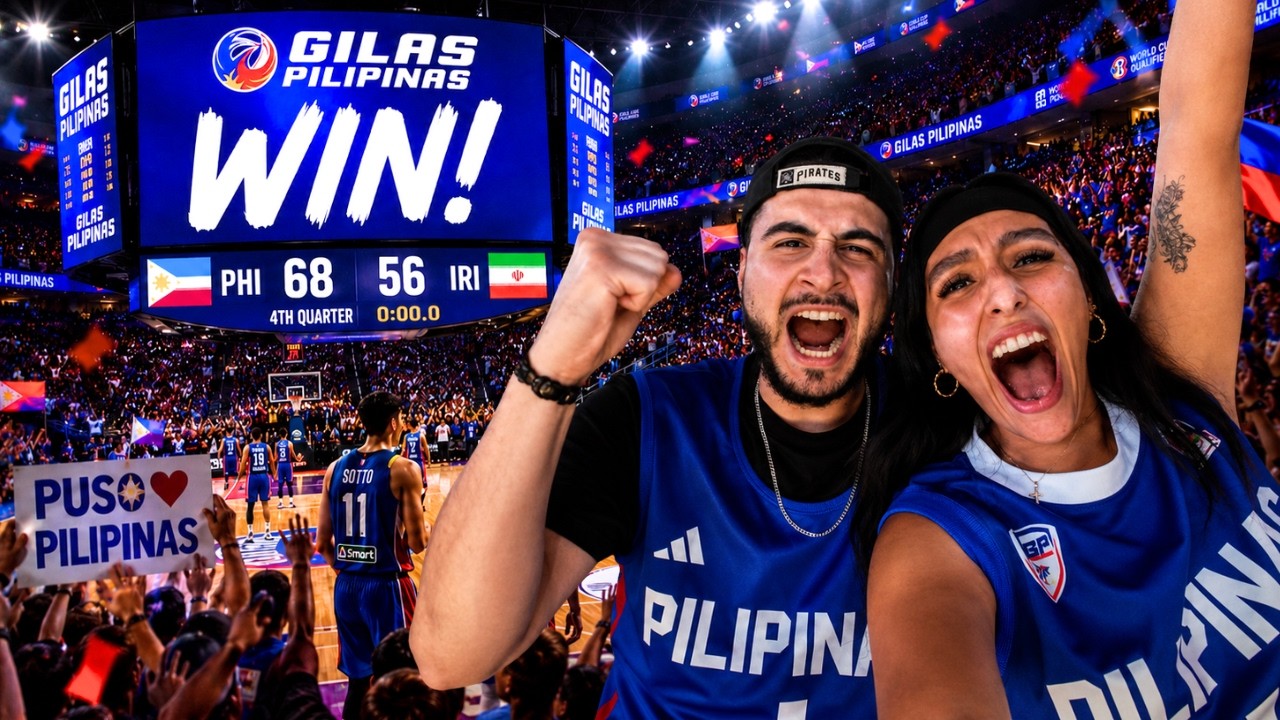 GILAS WINS! Our FIRST Philippines FIBA Game Was INSANE 🇵🇭