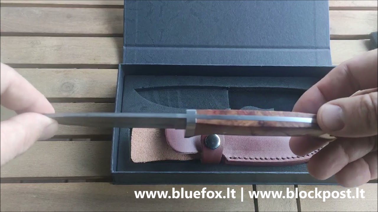 MFH Medziokles peilis is Damasko plieno 44921 | Hunting knife Damascus steel, Нож из дамасской стали