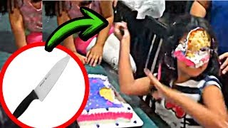 TOP 10 MORDIDAS a pasteles de cumpleaños QUE SALIERON * MUY MAL*