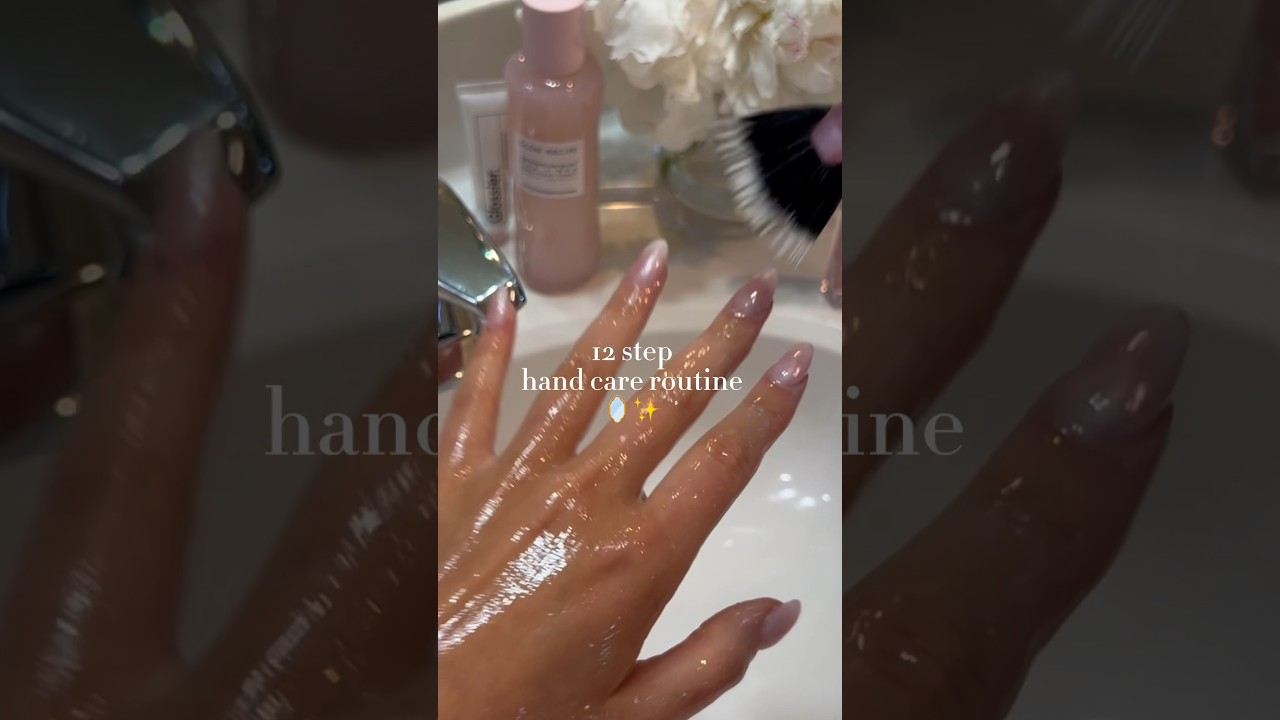 My 12 step (K beauty inspired) hand care routine ✨ #handcare #asmr