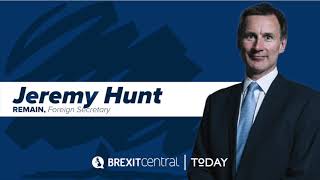 Jeremy Hunt on a US trade deal post-Brexit & no deal