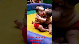 Cute Baby Wwe Fight