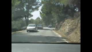 2012-08-21 Hired Seat Ibiza - Driving in Mallorca Mountains from Cap Formentor