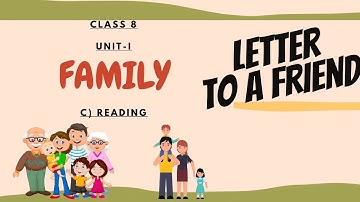 Letter Writing | Class 8 | Unit 1 | C-Reading | Letter to a Friend | TSCERT | M Anitha