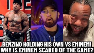 Benzino Giving Eminem BARS 😬 And Holding His Own! But WHY Is Eminem SCARED Of The Game? 🤔