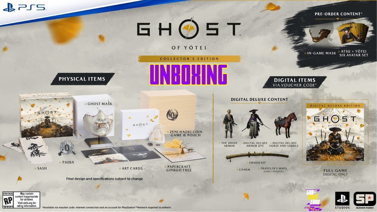 Ghost of Yotei - Collector's Edition Unboxing - YouTube