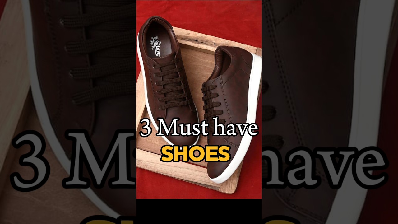 3 must shoes that every man should have for every occasion  #fashion #mensfashion #groom #style