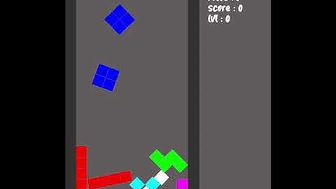 Gravity Tetris Qt/C++ + Box2D