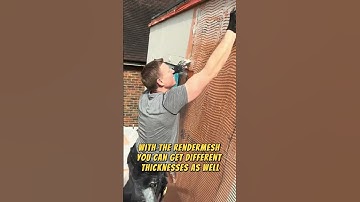 Spraying Render with Pump vs. Hand Application | Bedding in Render Mesh