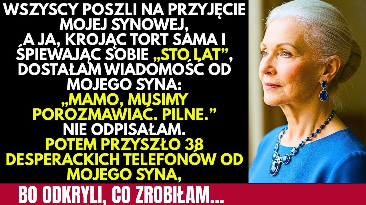 Na MOJE URODZINY nie przyszedł NIKT — cała RODZINA wybrała się na WYSTAWNĄ IMPREZĘ u…