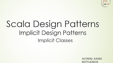 Implicit Scala Design Pattern - Implicit Classes