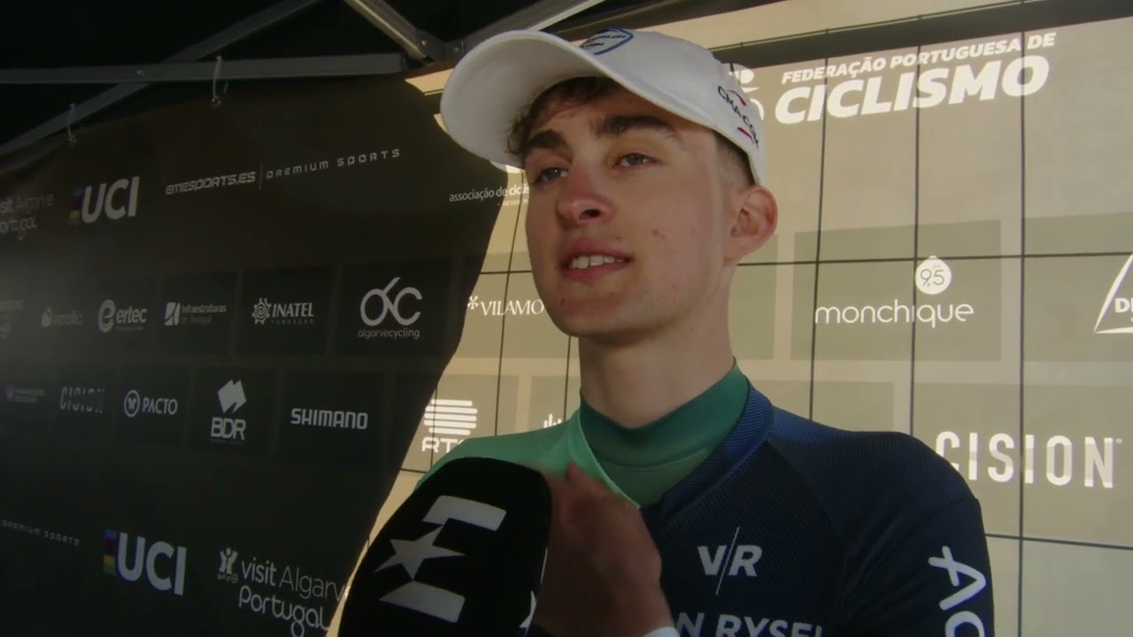 Paul Seixas - Interview à l'arrivée - Etape 3 - Volta ao Algarve em Bicicleta 2026