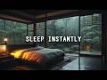 Sleep Instantly Within 5 Minutes - Even If Your Mind Is Racing, Cozy Rain & Piano