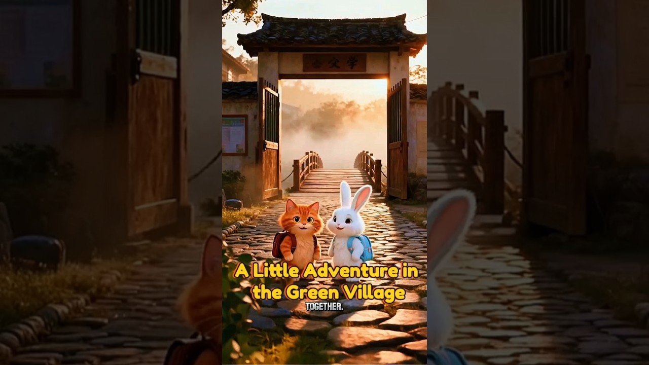 a little adventure in the green village 