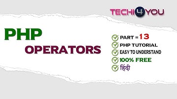 What are the operators in PHP ? || Hindi
