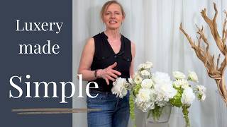 Luxury Rectangular Floral Arrangement | Peonies, Hydrangeas & Roses Tutorial