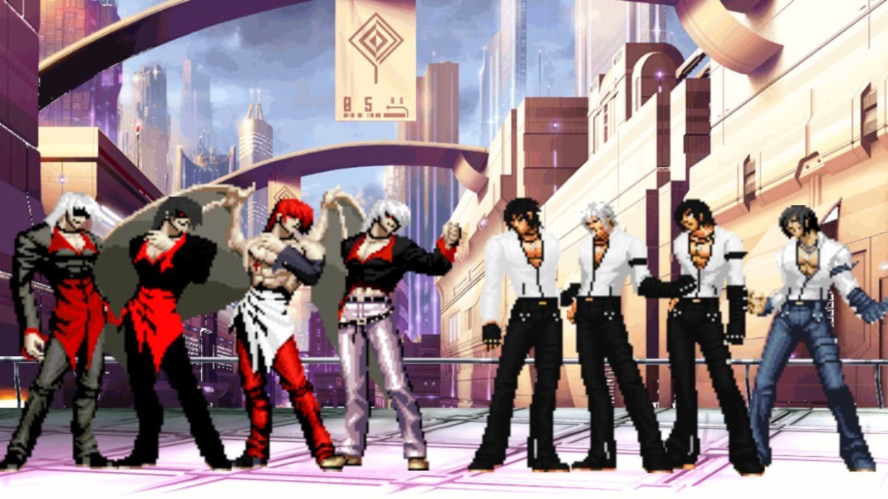 [KOF MUGEN] Element Team VS. Nao Team [Request Match] - YouTube