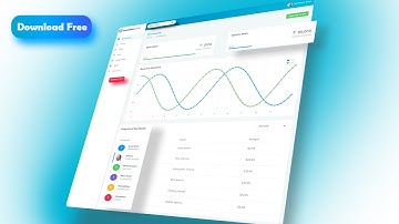 Admin Dashboard Website using HTML  CSS & Javascript | FREE !!!