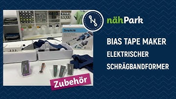 SIMPLICITY Bias Tape Maker - elektrischer Schrägbandformer