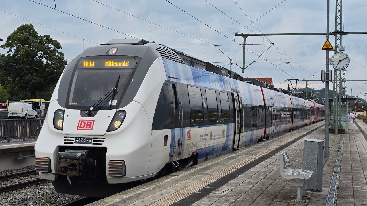DB Regio Bayern|Aussetzermitfahrt #1 auf dem RE61 von München Hbf bis Mittenwald