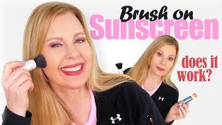 Save Your Face ~ Applying Powdered Sunscreen Over Makeup ~ Mineral Powder Sunscreen