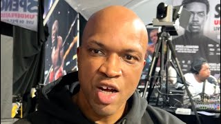 I got out of line!-Derrick James reacts to FIERY Spence vs Crawford weigh in & press conference!