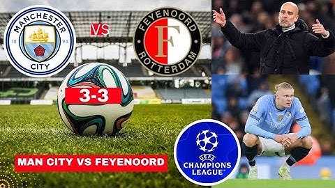 Manchester City vs Feyenoord (3-3) Extended HIGHLIGHTS | UEFA Champions League