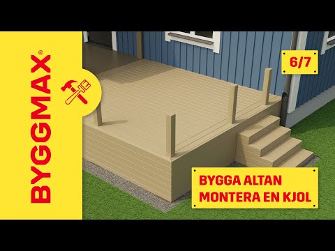 Byggmax tipsar, bygga altan (del 6 inklädnad av kjol) youtube