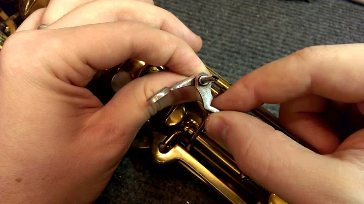 Saxophone Repair Topic: How To Change Front F Vent...
