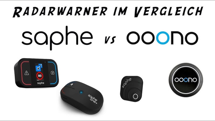 OOONO CO-Driver NO1 2-Pack: Warnt vor Blitzern und Gefahren im  Straßenverkehr in Echtzeit, automatisch aktiv nach Verbindung zum  Smartphone über