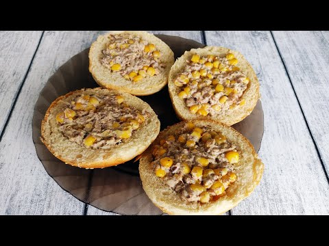 Самые УДОБНЫЕ БУТЕРБРОДЫ с рыбой и кукурузой