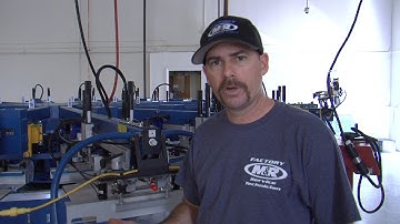 M&R Screen Printing Equipment Setup—Air Lines