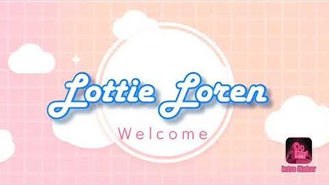 ❤️My new intro hope you like it ❤️