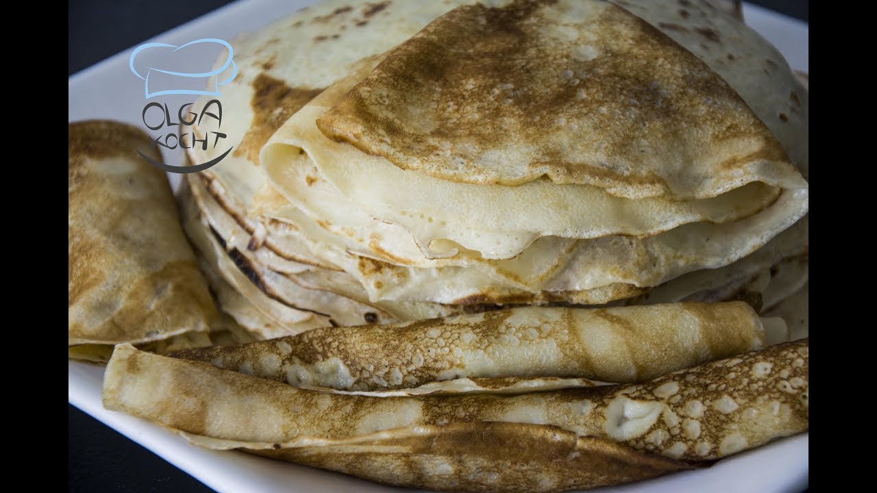 Blini Rezept - Russische Pfannkuchen | Блины - YouTube